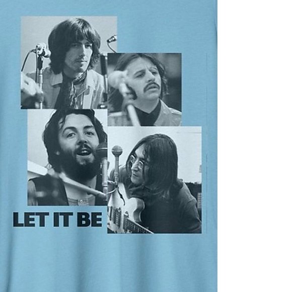 Beatles T-Shirt Let It Be rock cotton Cut-Off made in USA T-Shirt M NWT - Picture 3 of 3
